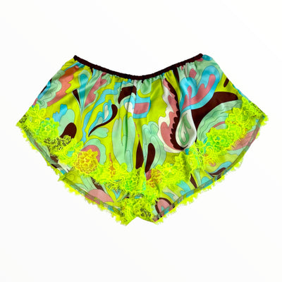 Lace Shorts – Green Swish