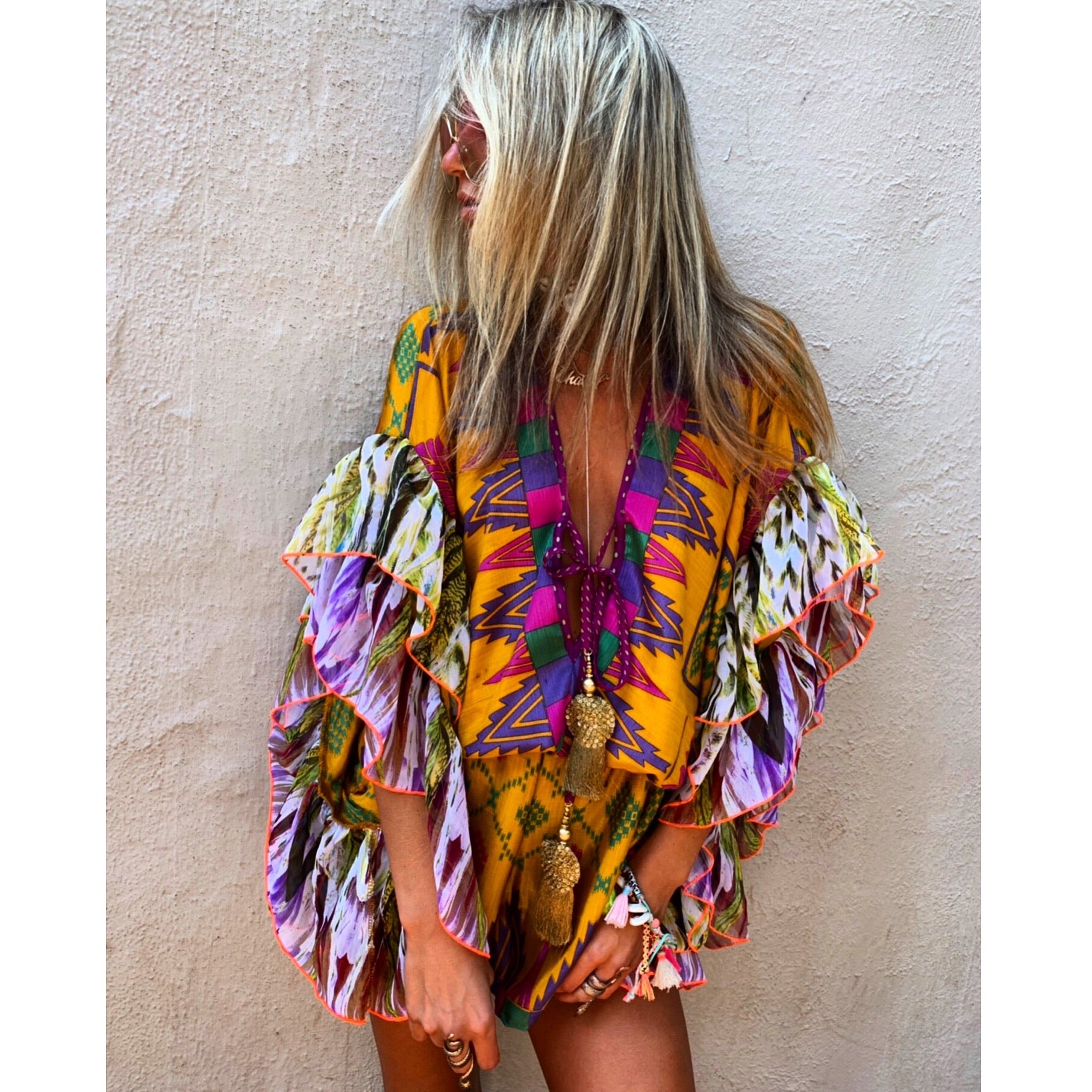 Hawaiian playsuit sale